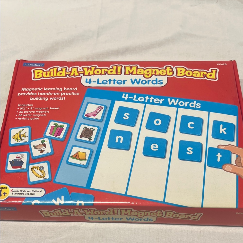 Lakeshore Build-A-Word! Magnet Board Ages 4+